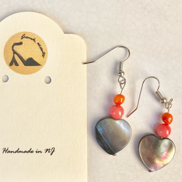 3 pairs for $25/NWT handmade dangling earrings - Picture 2 of 2